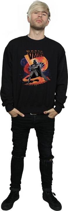 Actual product image Star Wars Mens Darth Vader Swirling Fury Sweatshirt (L)