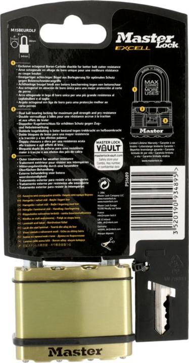 Produktbild Master Lock Excell Schloss