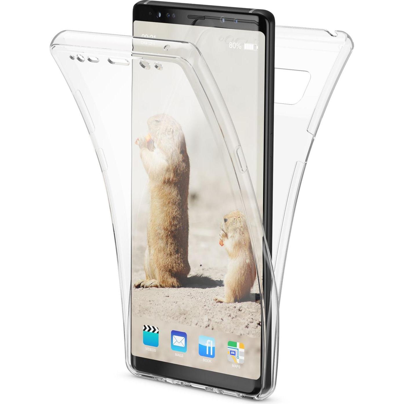 Thumbnail - Nalia 360 Grad Handyhülle (Samsung Galaxy Note 8), Smartphone Hülle, Transparent