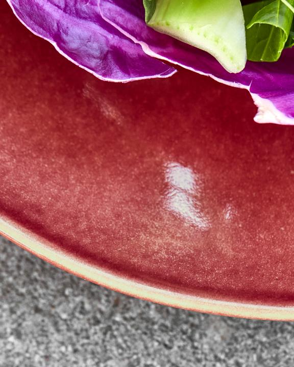 Actual product image House Doctor Dinner plate, HDDiva, Red (28 cm)