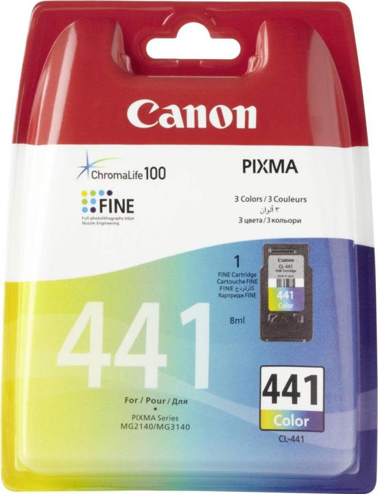 Actual product image Canon CL-441 EMB color (M, C, Y)