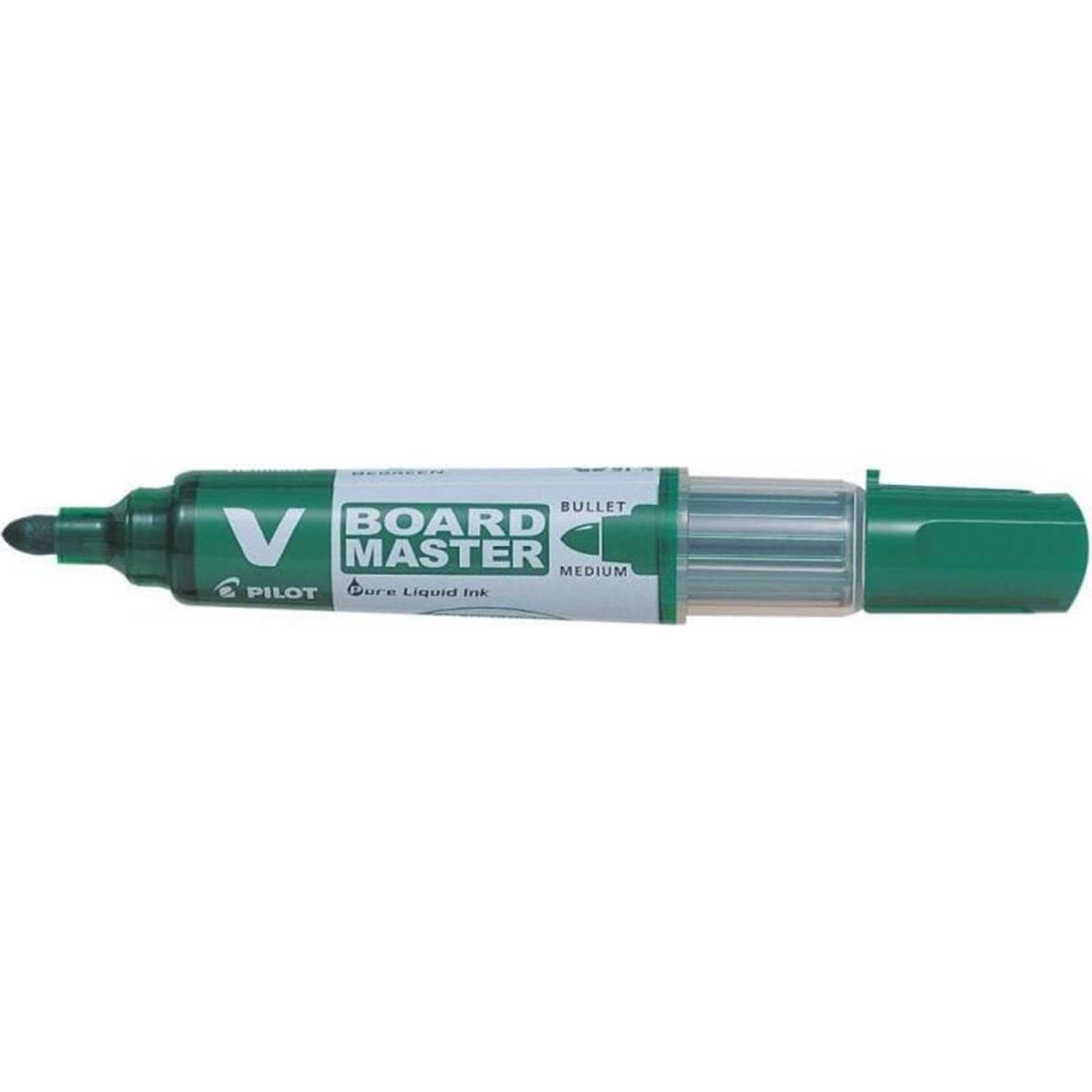 20x Pilot, Marker, BG VBoard Master Medium Rundspitze (Grün, 2.30 mm, 1 x)