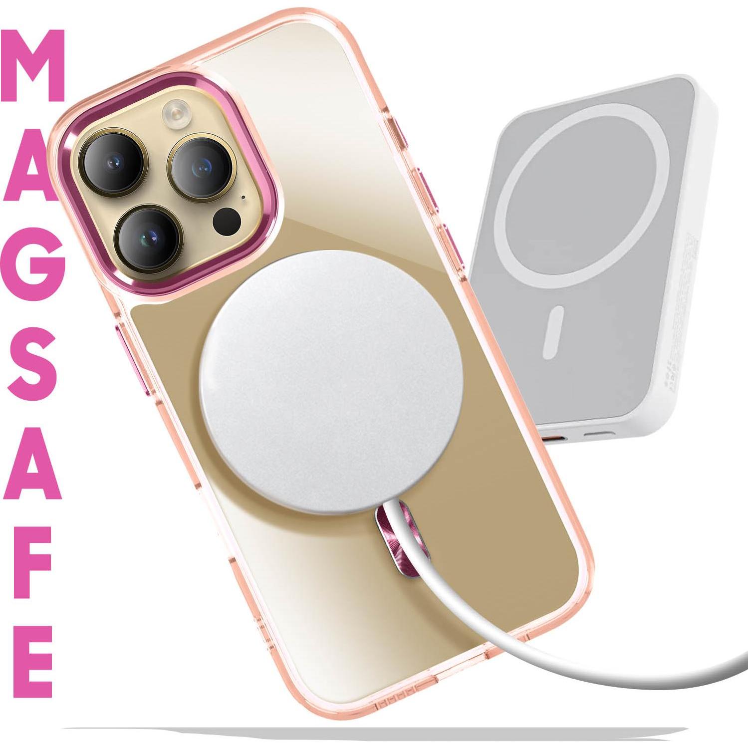 Thumbnail - Avizar Cristal Color Case (Apple iPhone 14 Pro), Smartphone Hülle, Rosa