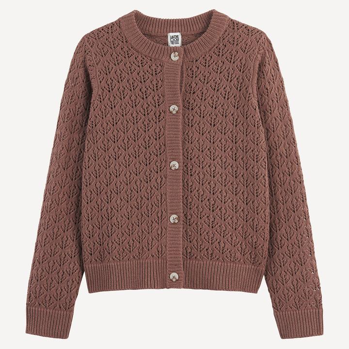 Produktbild La Redoute Collections Strickweste aus Pointelle (152)