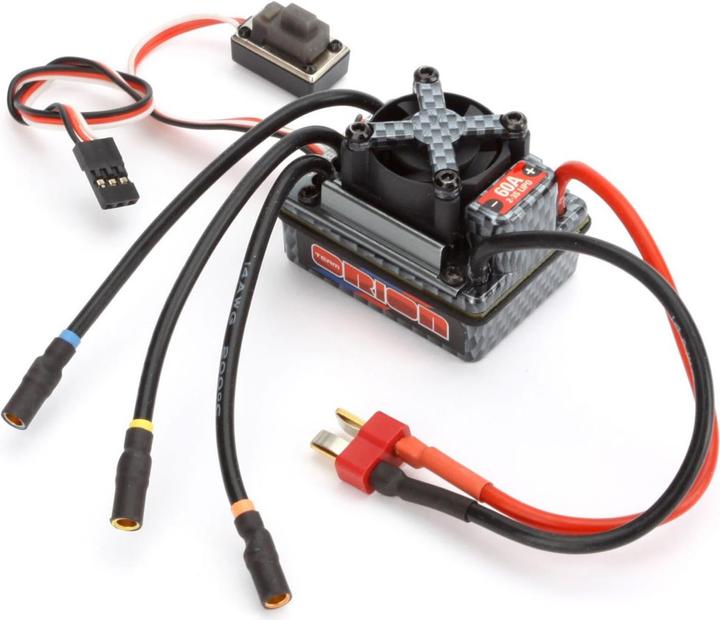 Actual product image Team Orion Vortex R10 Waterproof Brushless ESC (60A/2-3S/Deans)