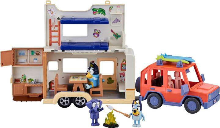 Produktbild Bluey Family cruiser & Caravan playset