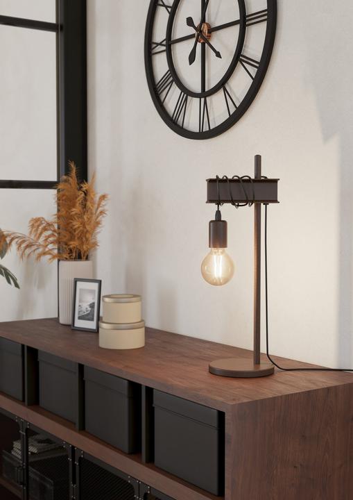 Image du produit EGLO Lampe de table TOWNSHEND 4 1x E27 Antique-brown (E27)