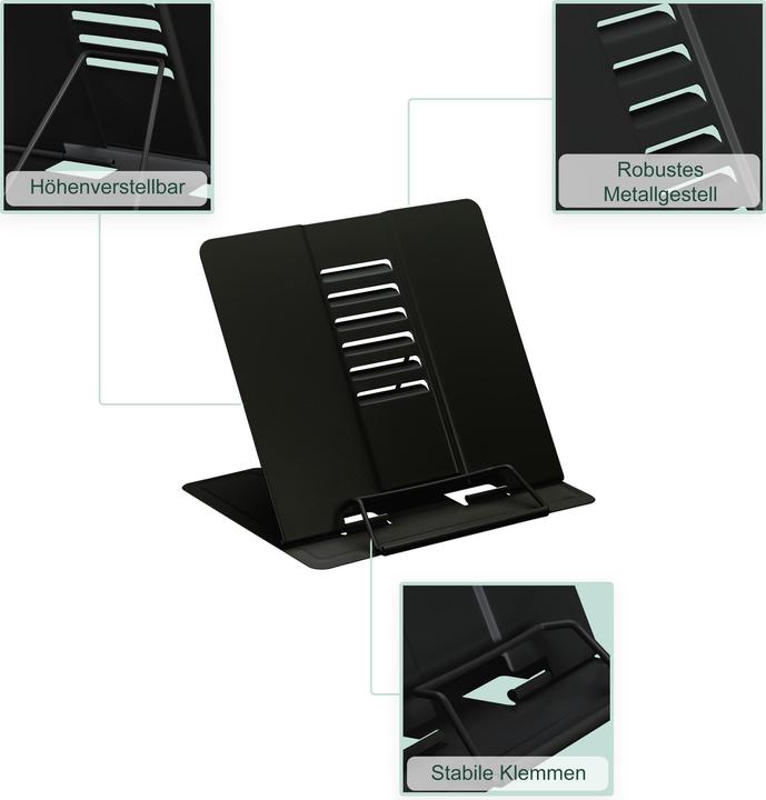 Produktbild Relaxdays 2x Buchständer (16.50 x 21 x 18 cm)