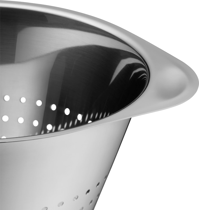 Produktbild WMF Sieb Edelstahl Seiher mit grossen Löchern Nudelsieb Küchensieb 24cm Gourmet (24 cm)
