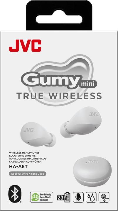 Immagine prodotto JVC HA-A6T-W-U bianco Cuffie In Ear TWS leggere 3,9g (7.50 h, Senza fili)