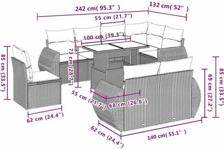 Produktbild vidaXL Austin