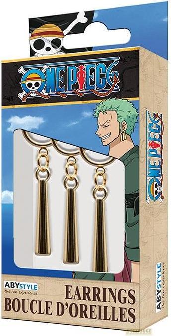 Image du produit ABYstyle Orecchini One Piece Zoro 3 Pack (Alliage de zinc + émail)