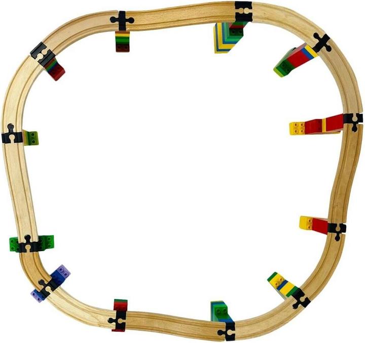 Produktbild Toy2 Track connectors Eisenbahn Builder Set small