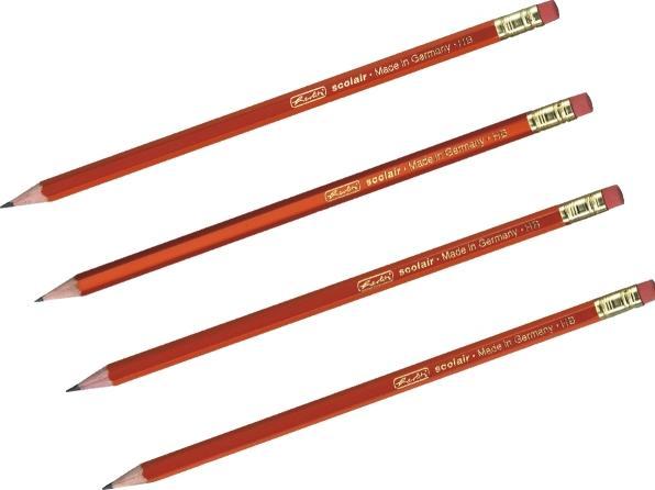 Image du produit Herlitz Crayon Skizzo, hexagonal, dureté HB, avec embout (HB, 4 x)