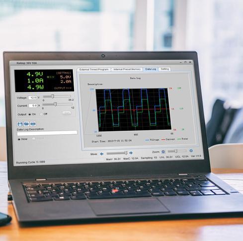 Actual product image Manson Labornetzgerät HCS-3404 (1-60 V / 0-10 A),mit