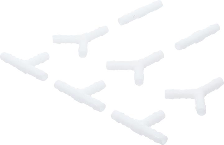 Actual product image BGS Hose Connector Assortment Fuel Resistant 8 mm 8 pcs. (Hose connector, 8 mm)