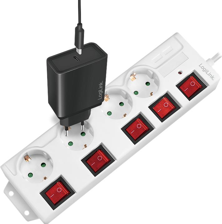 Actual product image LogiLink 4x CEE 7/3 max (4 x, CEE 7/3, 1.50 m)