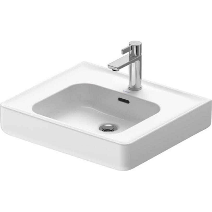 Duravit, Waschbecken, Soleil by Starck Waschtisch, 550x480mm, mit Überlauf und Hahnloch, 237655 (480 mm, 550 mm)
