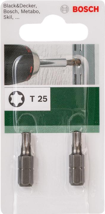 Actual product image Bosch Zubehör Screwdriver bit Standard T (25mm)