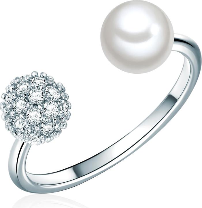 Immagine prodotto Lulu & Jane Donna ottone zirconia cubica conchiglia perla argento - 29445 (52)