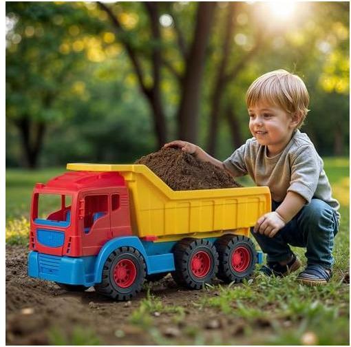 Actual product image Dolu Lorry with tipper body, length 70 cm