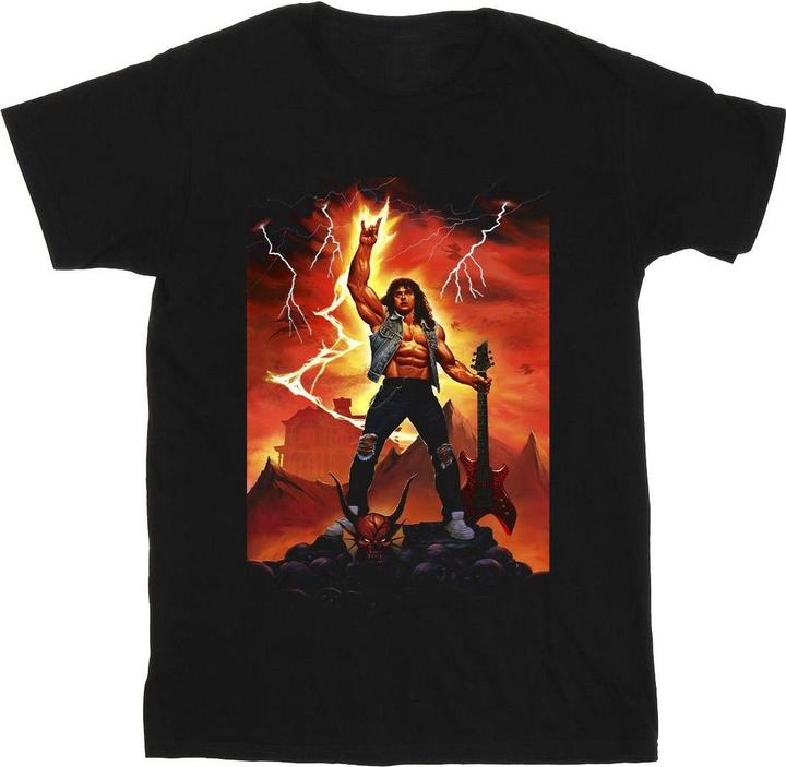 Actual product image Netflix Mens Stranger Things Hell Guitar T-Shirt (M)