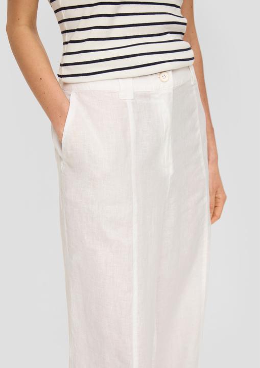 Actual product image S.Oliver Hose Regular: Leinenhose mit weitem Bein (46)