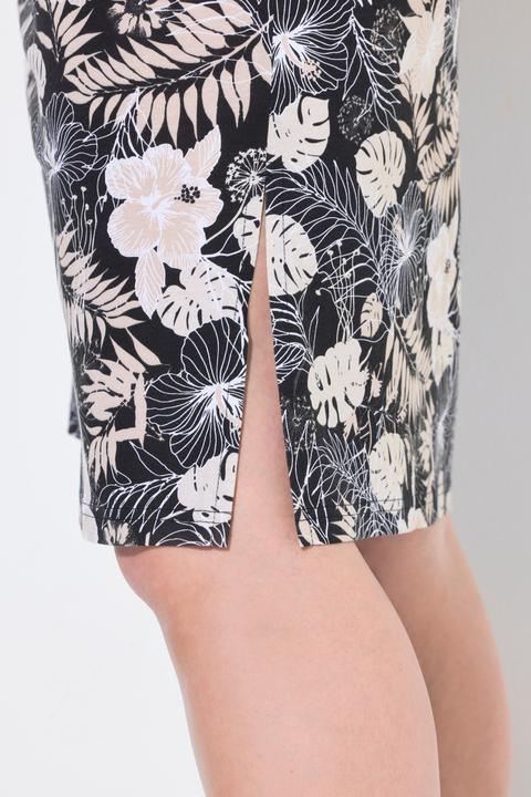 Produktbild Ulla Popken Bigshirts, 2er-Pack, Blätter, Rundhals/ V-Ausschnitt (58)