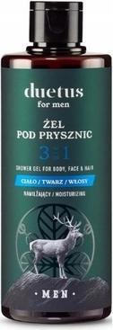 Duetus For Men nawilżający żel pod prysznic 3w1 300ml (300 ml)