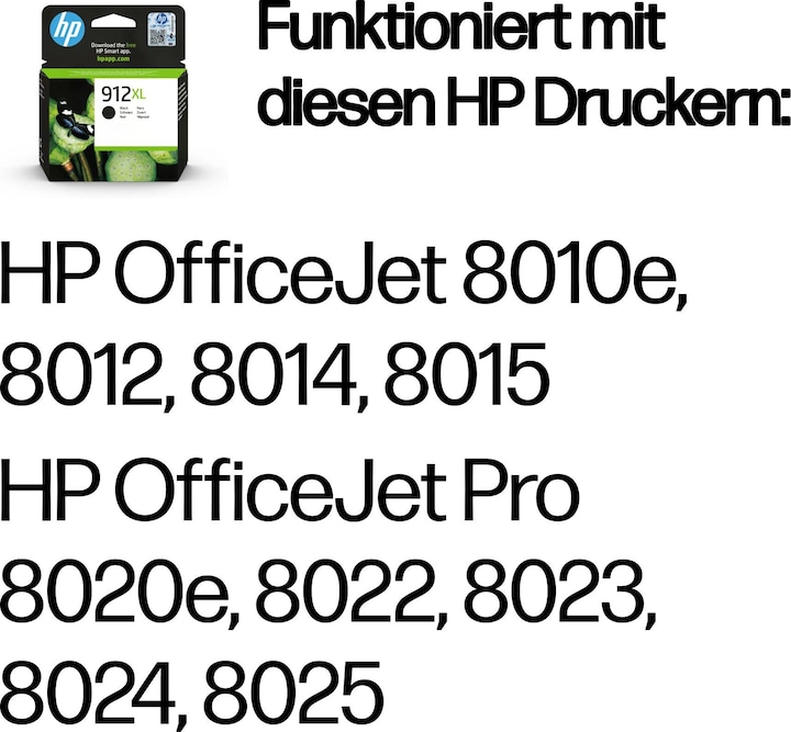 Produktbild HP 912XL (BK)