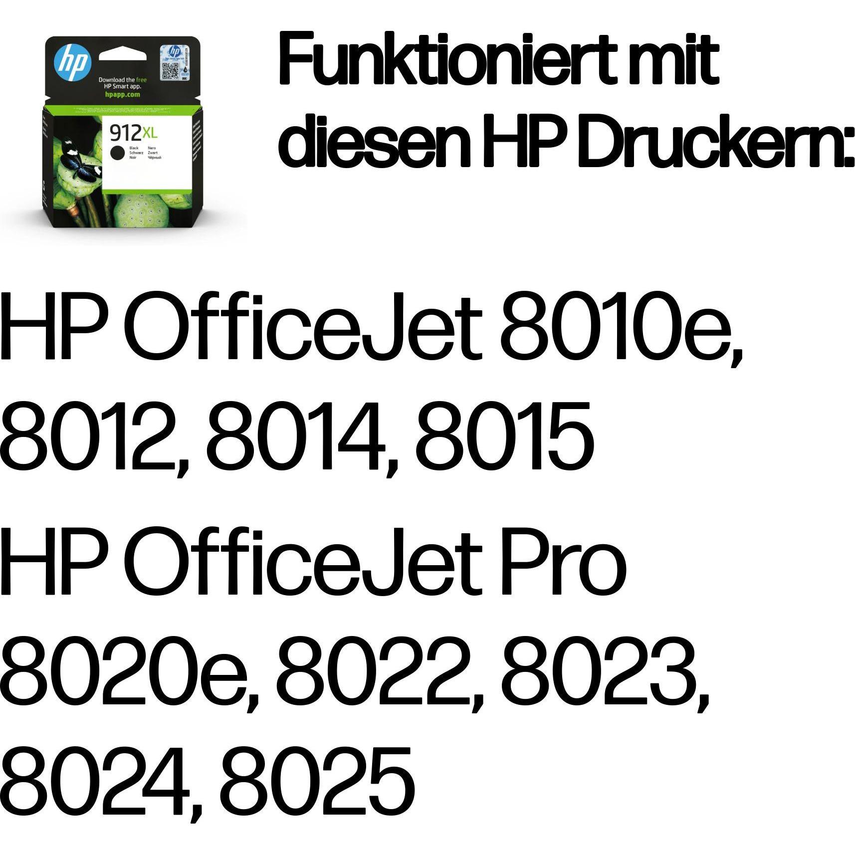 Thumbnail - HP, Druckerpatrone, 912XL (BK)