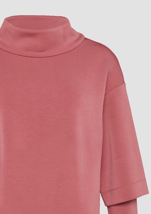 Produktbild s.Oliver Sweatshirt Scuba-Sweatshirt mit Layering-Detail