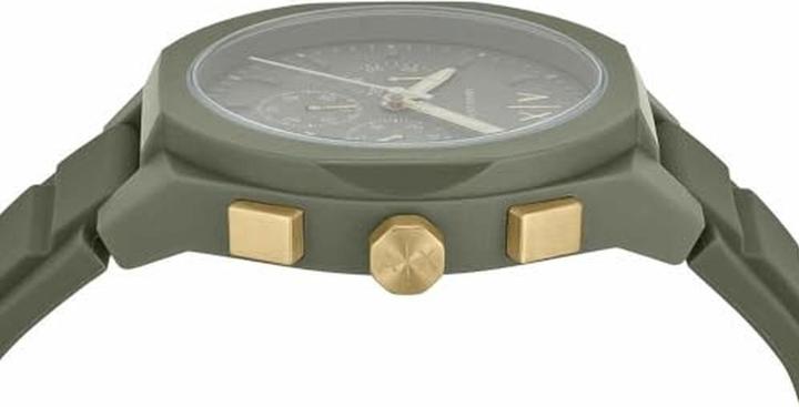 Actual product image Armani Exchange SYNC Heren Horloge 44 mm - Groen (Chronograph, 44 mm)