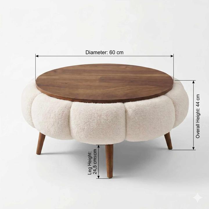 Produktbild Homitis Papatya 60 Coffee Table (60 x 44 cm)