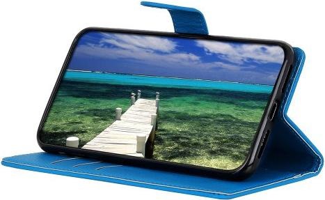 Actual product image Cover-Discount Google Pixel 6 - leather case cover blue (Google Pixel 6)