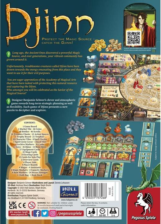 Produktbild Pegasus Djinn (English Edition) (Englisch, 1 - 4 Spieler)