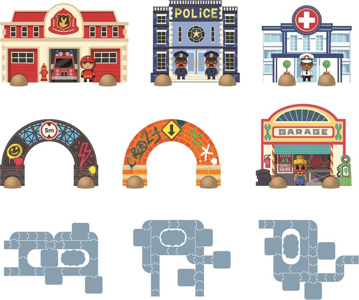 Immagine prodotto Djeco Puzzl'Up Stadt 33 Teile (33 pezzi)