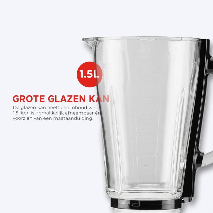 Image du produit Bourgini Mixer Retro 1,5 L (500 W)