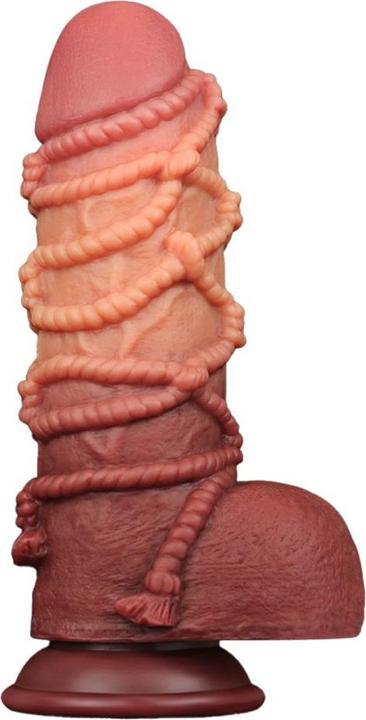 Image du produit Lovetoy Gode extrême avec motif de corde 24 cm