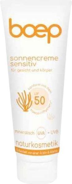 Actual product image Boep Sensitive (Suntan cream, SPF 50, 100 ml)