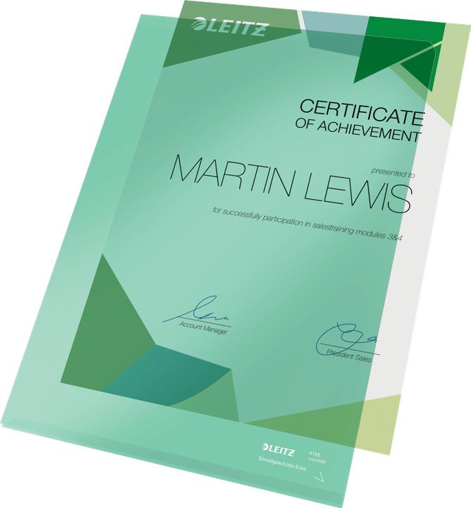 Actual product image Leitz Premium A4 Viewing Pouch (A4, 100x)