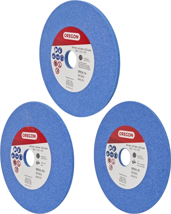 Actual product image Oregon 520-230 Chain grinder 214 watt 145 mm for saw chains 520 series (Saw blade sharpener, 214 W)