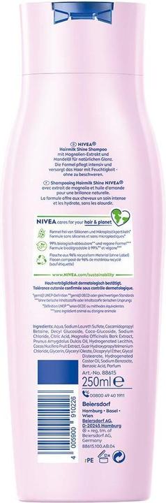 Actual product image NIVEA Haarmilch pH-Balance (Liquid shampoo, 250 ml)