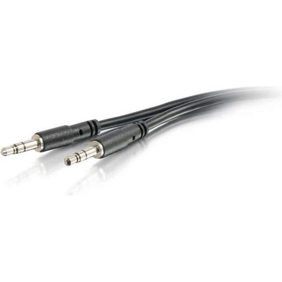 Thumbnail - C2G Slim 10ft Slim Aux 3.5mm Audio Cable (3.05 m), Audio Kabel