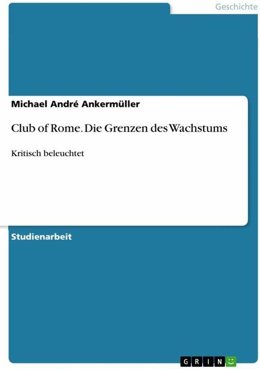 Produktbild Club of Rome. Die Grenzen des Wachstums (Deutsch, 2014)