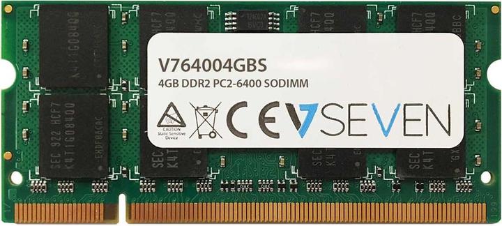 Produktbild V7 V764004GBS (1 x 4GB, 800 MHz, DDR2-RAM, SO-DIMM)