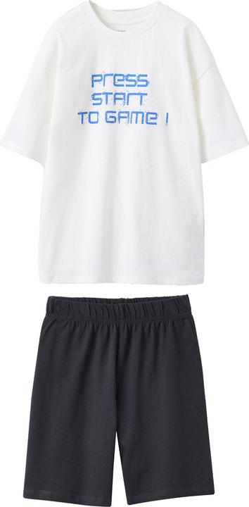 Produktbild Jonen 2er-Pack Jungen Sommer-Schlafanzüge Gamer mit Recycling-Baumwolle (128)