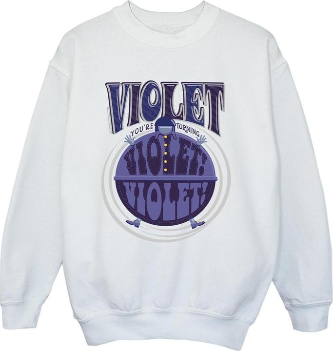 Produktbild Willy Wonka & the Chocolate Factory Violet Turning Violet Sweatshirt Jungen (140, 146)