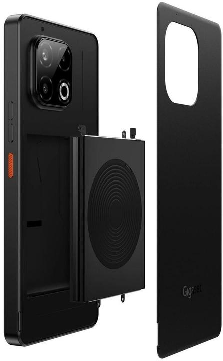 Actual product image Gigaset GS6 Titanium Black (128 GB, Black, 6.67", Dual SIM, 5G)