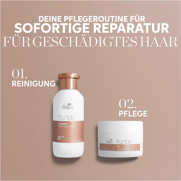 Actual product image Wella Fusion Shampoo (50 ml, Liquid shampoo)